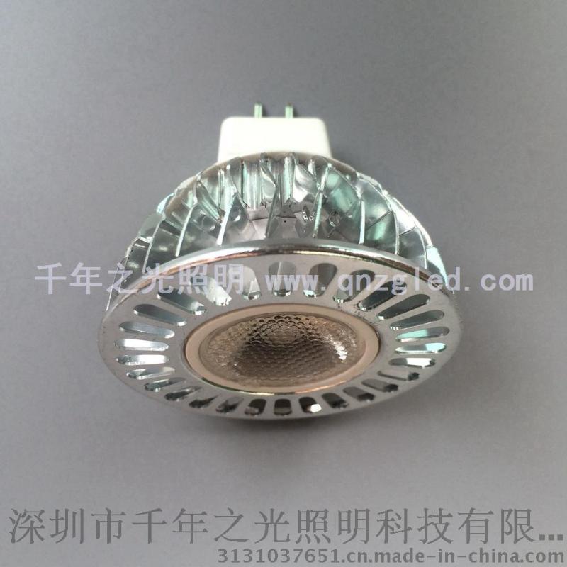 厂家直销 调光白色 LED 射灯 MR16 SD-3W